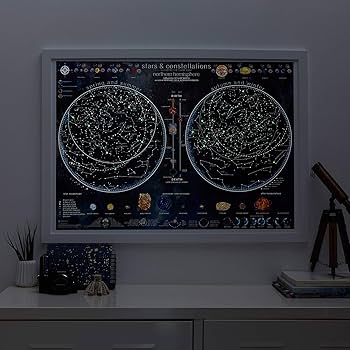 user_5ce2966eさま専用（原画）星見の夜 ほか　3点おまとめ Amazon.co.jp: 星と星座 暗闇で光る地図 - 星と夜空のポスター
